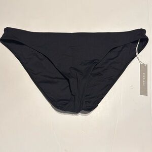 NWT Everlane Renew black bikini bottom- Size Large